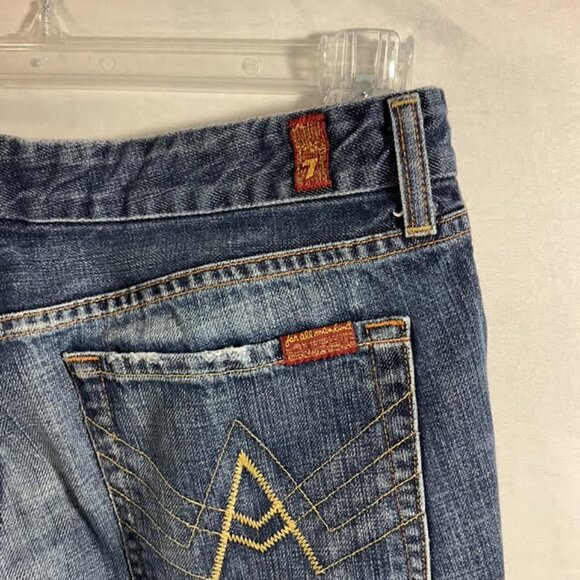 7 For All Mankind Denim Jeans A pocket SZ 31 - Picture 6 of 7